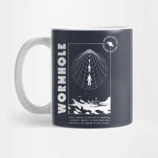 Wormhole Design (white print) Mug